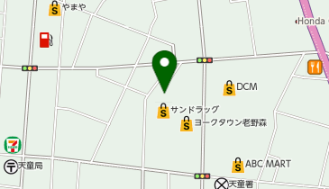 THREEPPY ヨークタウン老野森店の地図画像