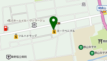 THREEPPY ヨークタウン郡山島店の地図画像