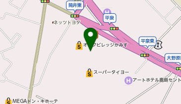 THREEPPY オークビレッジかみす店の地図画像