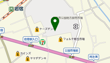 THREEPPY フォルテ桐生店の地図画像