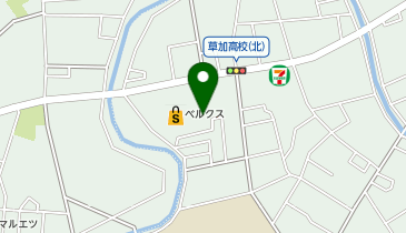 THREEPPY ベルクスタウン草加青柳店の地図画像