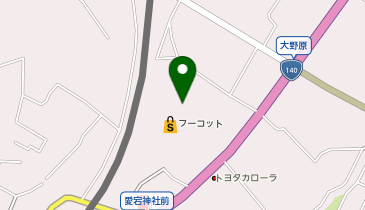 THREEPPY フーコット秩父店の地図画像