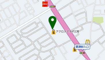 THREEPPY アクロスプラザ三芳店の地図画像