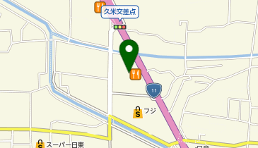 DAISO 松山南久米店の地図画像