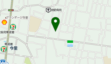 DAISO 大今里店の地図画像