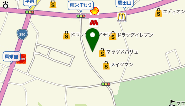 DAISO やいま店の地図画像