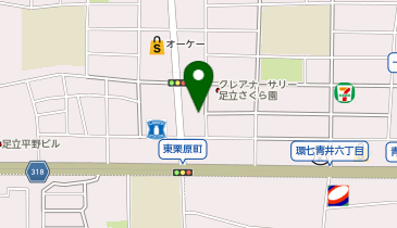 THREEPPY 足立ひとつや店の地図画像