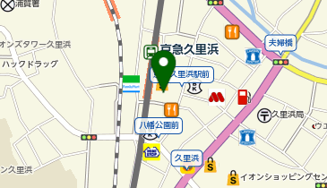 DAISO ウィング久里浜店の地図画像