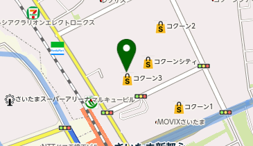 DAISO コクーンシティヨドバシさいたま新都心店の地図画像