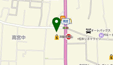 DAISO 松本高宮店の地図画像