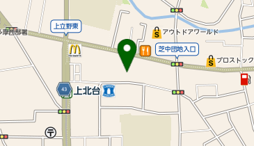 THREEPPY ベルク東大和立野店の地図画像