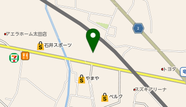 DAISO 太田店の地図画像