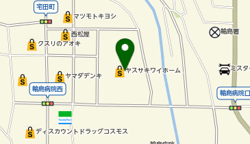 DAISO ヤスサキ輪島店の地図画像