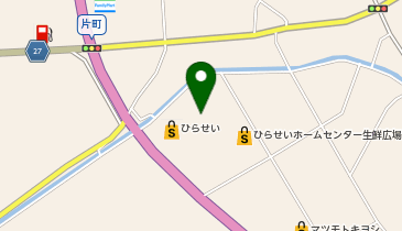 DAISO ひらせい安田店の地図画像