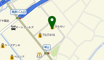 DAISO ひらせい豊栄インター店の地図画像