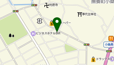 DAISO なると店の地図画像