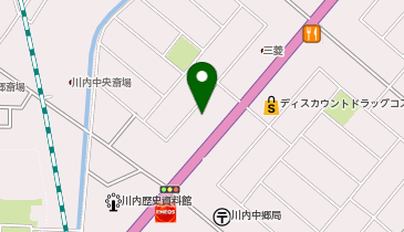 DAISO コープ川内店の地図画像