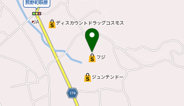 DAISO フジ熊野店の地図画像