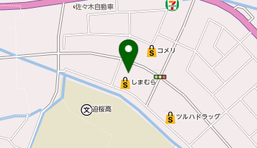 DAISO 宮城若柳店の地図画像