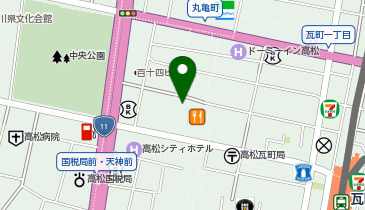 DAISO 高松南新町店の地図画像