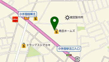 DAISO 島忠ホームズ所沢店の地図画像