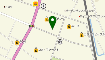 DAISO 足利朝倉店の地図画像