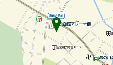 DAISO コープさっぽろ函館湯川店の地図画像
