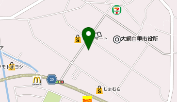 DAISO 大網店の地図画像