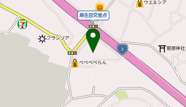 DAISO 熊本麻生田店の地図画像