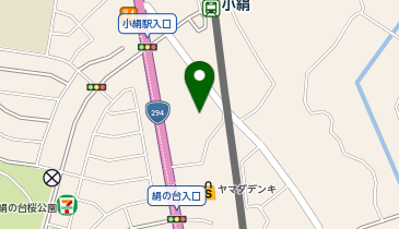 DAISO 茨城谷和原店の地図画像