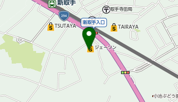 DAISO ジェーソン新取手店の地図画像