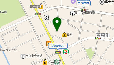 DAISO 西友富士青島店の地図画像