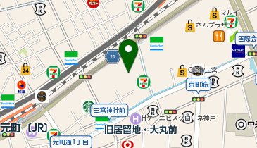 DAISO 三宮センター街店の地図画像