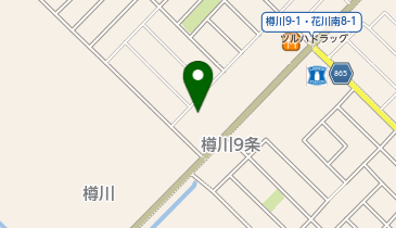 DAISO 石狩樽川店の地図画像