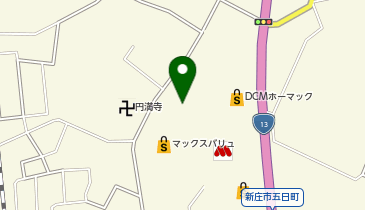 DAISO マックスバリュ新庄五日町店の地図画像
