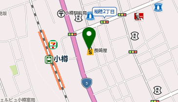 DAISO 長崎屋小樽店の地図画像