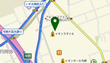 Standard Products イオンモール与野店の地図画像