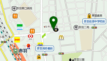 DAISO LaLaガーデン赤羽店の地図画像