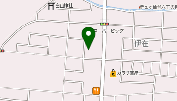 ザ・ダイソー DAISO 仙台六丁ノ目店の地図画像