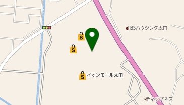 DAISO イオンモール太田店の地図画像