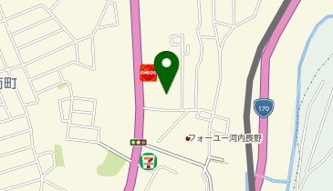 DAISO 河内長野店の地図画像