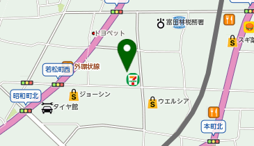 DAISO 富田林店の地図画像
