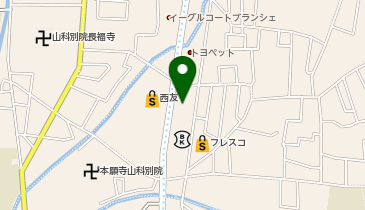 DAISO 山科音羽店の地図画像