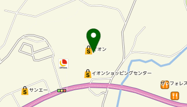 DAISO イオン名護店の地図画像