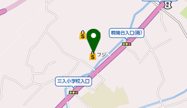 DAISO フジ三入店の地図画像