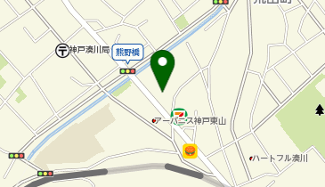DAISO 神戸東山店の地図画像