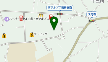 DAISO 南アルプスガーデン店の地図画像