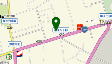 DAISO セイムス鹿屋西原店の地図画像