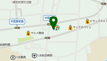 DAISO 福岡八女店の地図画像