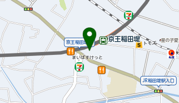 DAISO 京王ストア稲田堤店の地図画像